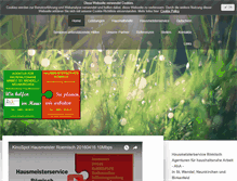 Tablet Screenshot of hausmeisterserviceroemisch.de